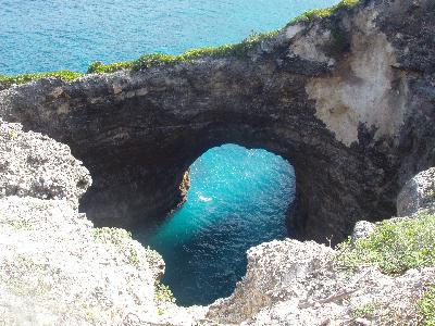 Touristic attractions of Guadeloupe : Capesterre - Trou à Diable