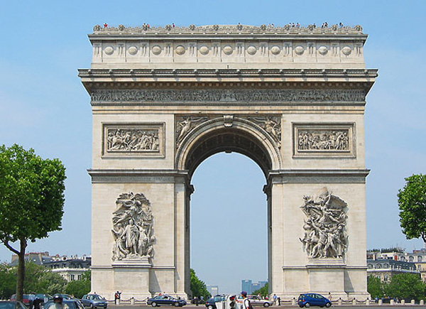 Touristic attractions of France : Arc de Triomphe