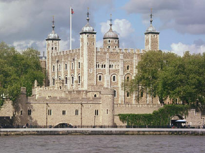 Touristic attractions of Europe : The Tower of London, London, UK