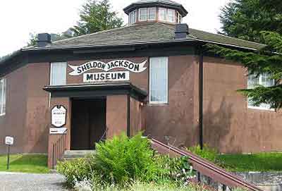 Touristic attractions of Alaska : Sheldon Jackson museum, Sitka