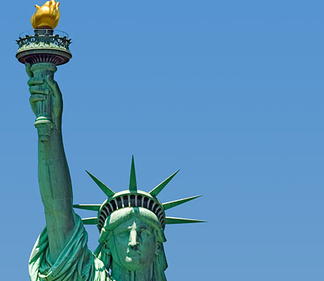Touristic attractions of New York : Statue of Liberty