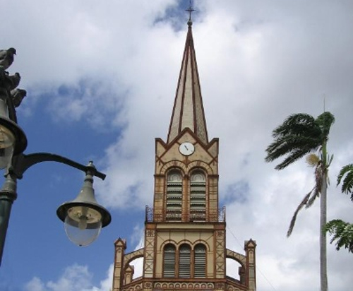Touristic attractions of Martinique : Cathédrale Saint-Louis