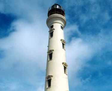 Touristic attractions of Aruba : California Lighthouse