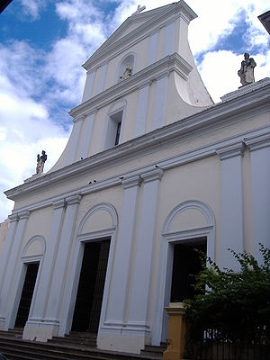 Touristic attractions of Puerto Rico : Old San Juan Cathedral