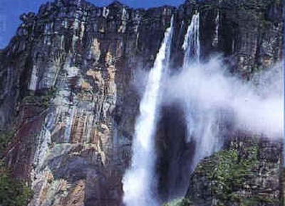 Touristic attractions of Venezuela : Angel Falls