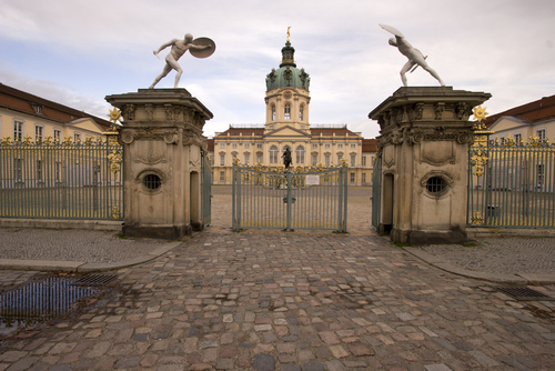 Touristic attractions of Germany : Charlottenburg Palace ,Berlin