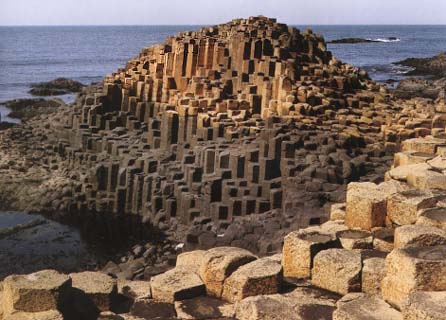 Touristic attractions of Ireland : Giant's Causeway