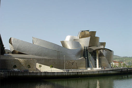 Touristic attractions of Spain : The Guggenheim Museum