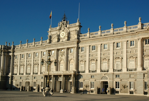 Touristic attractions of Spain : Royal palace Madrid