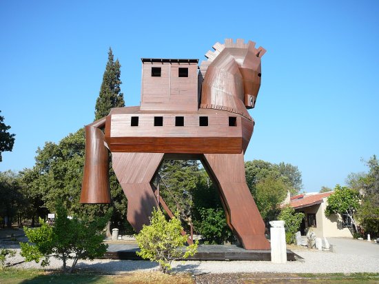 Touristic attractions of Turkey : Troy