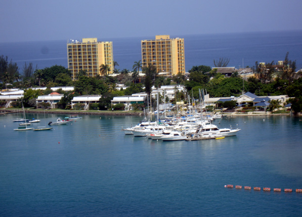 Touristic attractions of The Caribbean : Montego Bay, Jamaica