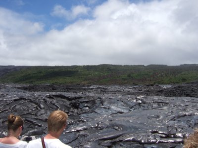 Touristic attractions of Hawaii : Garden of the God Lava Field, Lanai Island