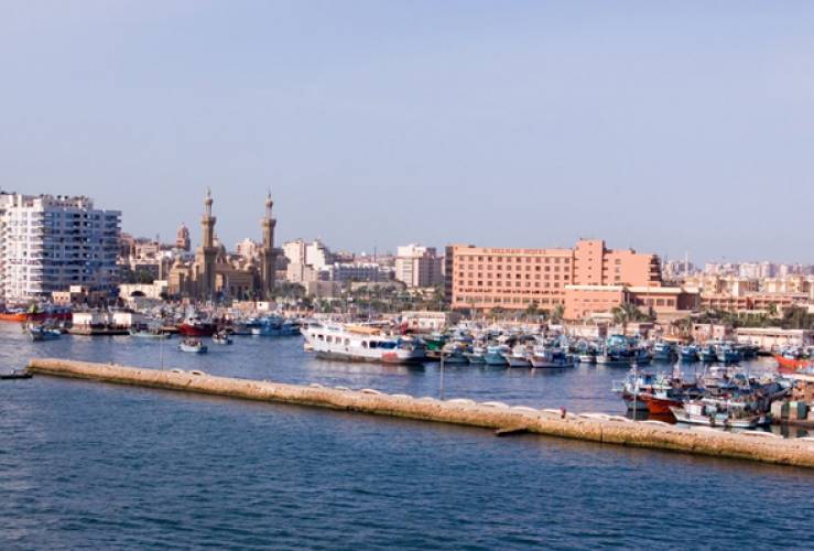 Touristic attractions of Egypt : Lake Manzala, Port Said