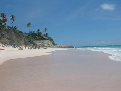Touristic attractions of Barbados : Crane Beach