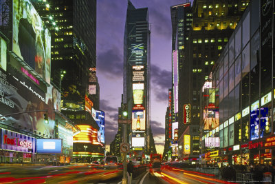 Touristic attractions of New York : Times Square